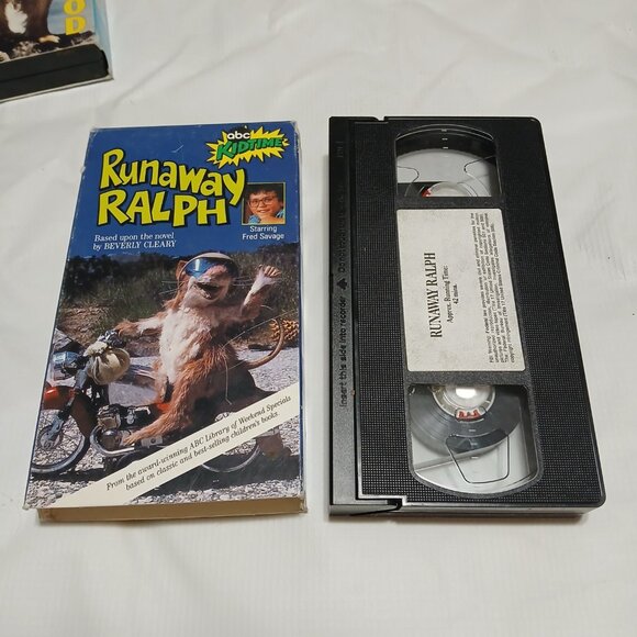 Runaway Ralph ABC Kidtime Beverly Cleary Fred Savage VHS Tape - Bundle & Save - Picture 1 of 2